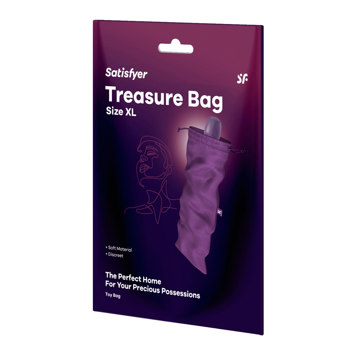 Satisfyer Treasure Bag Toy Bag Violet XL