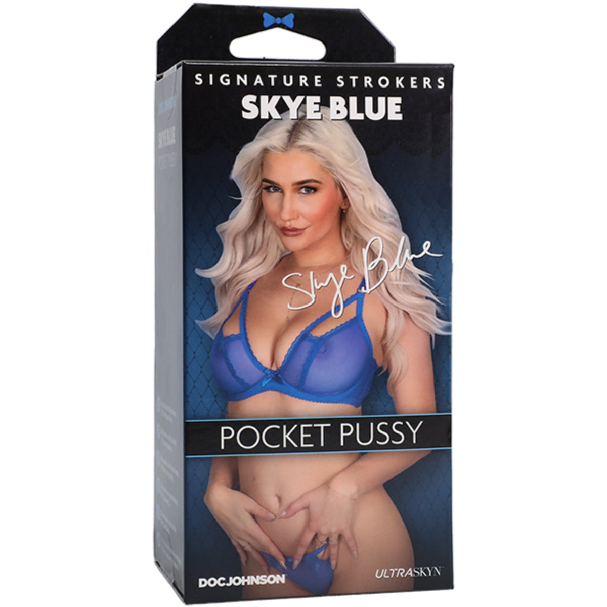 Signature Strokers Skye Blue Ultraskyn Pocket Pussy