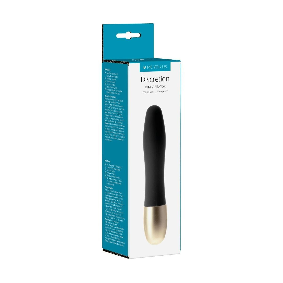 Me You Us Discretion Mini Vibrator Black