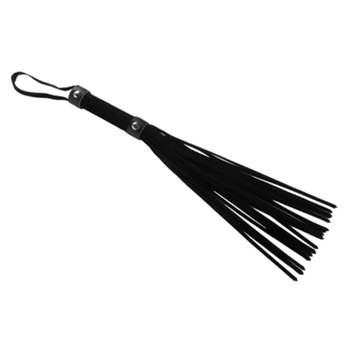 Strict Short Suede Flogger Black