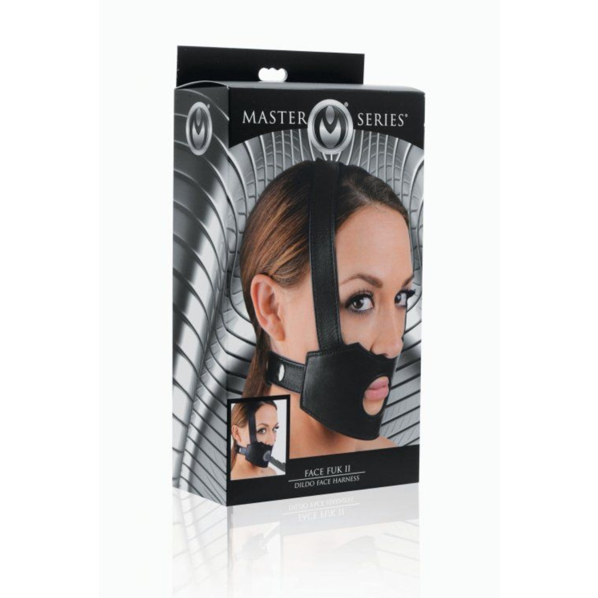 Master Series Face Fuk II Dildo Face Harness Black