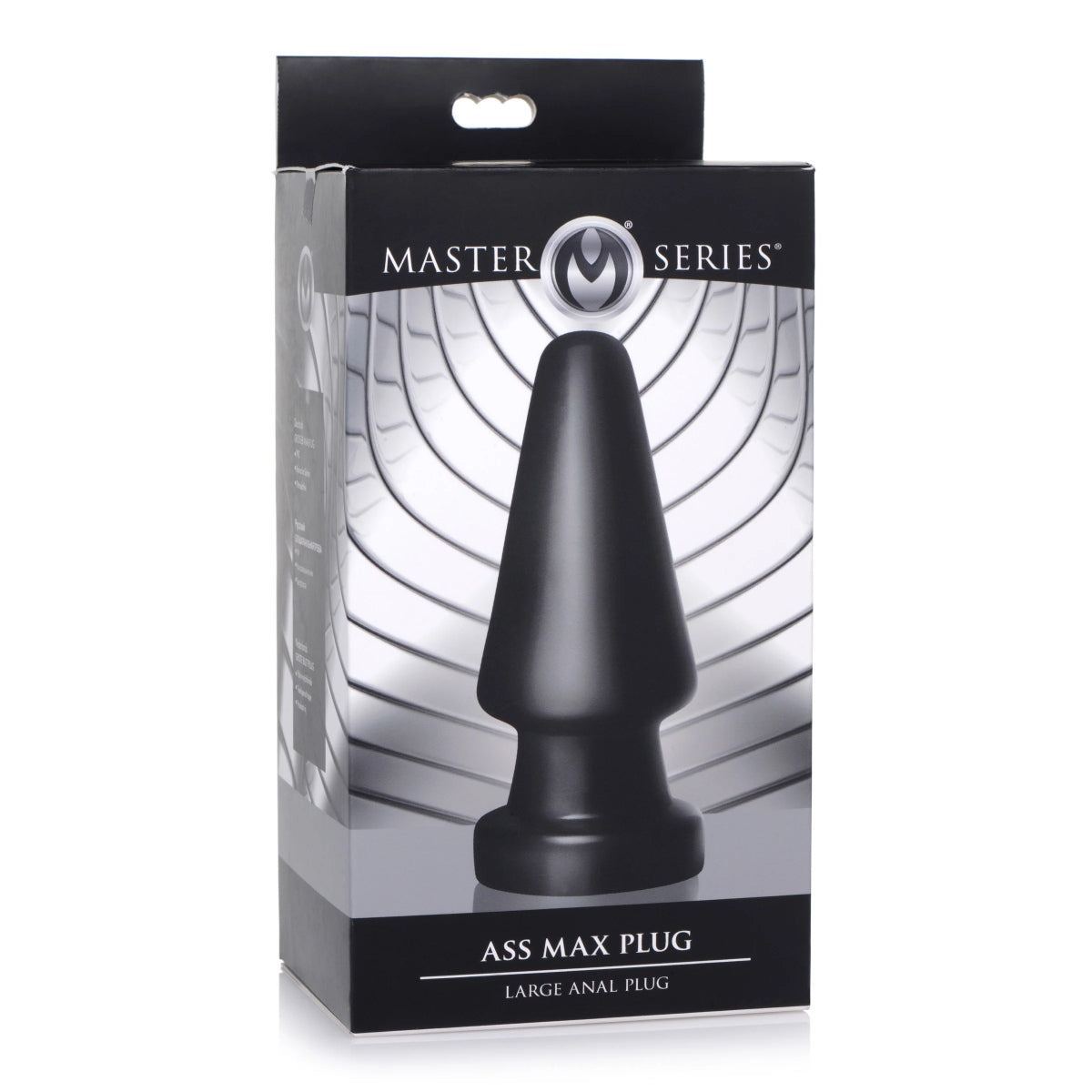 Master Series Ass Max Butt Plug Large Black