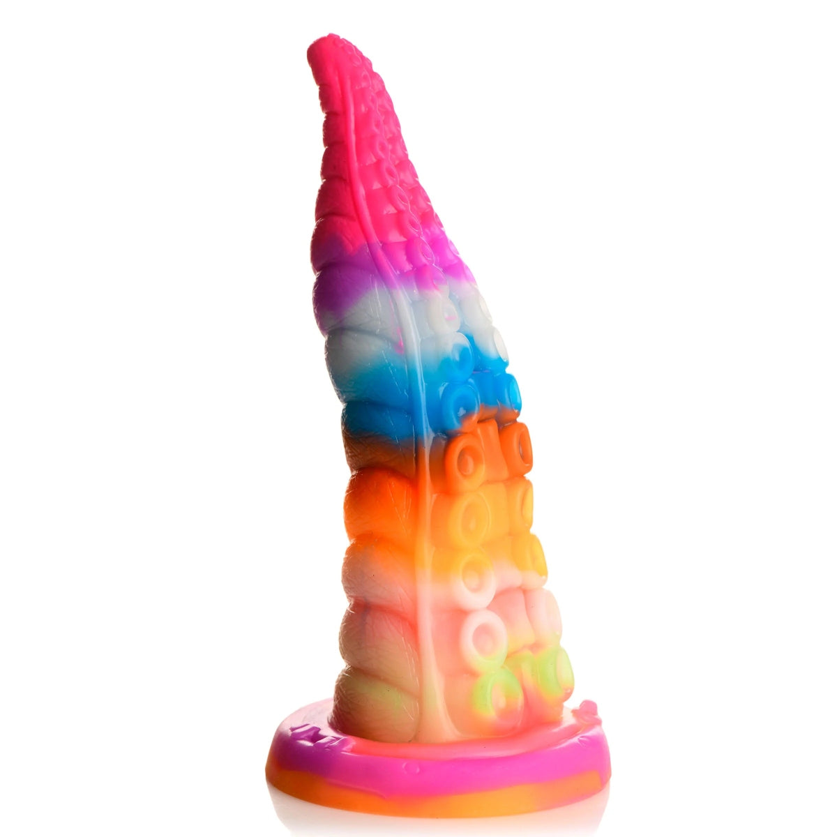 Creature Cocks Luminoctopus Glow In The Dark Tentacle Dildo Rainbow