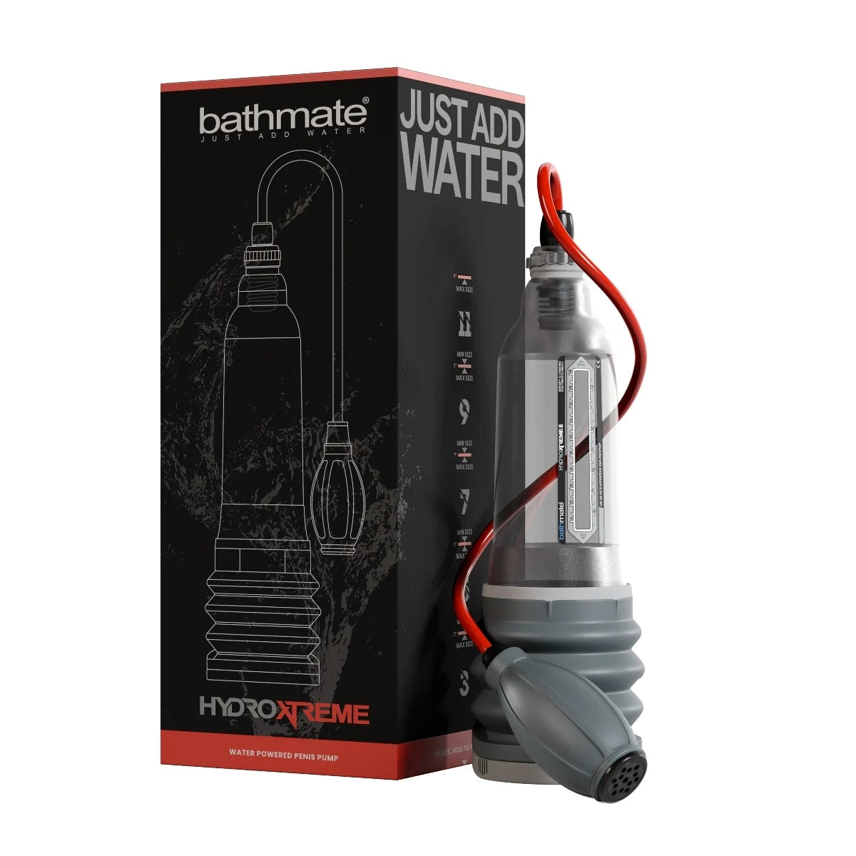 Bathmate HydroXtreme 8 Penis Pump Grey