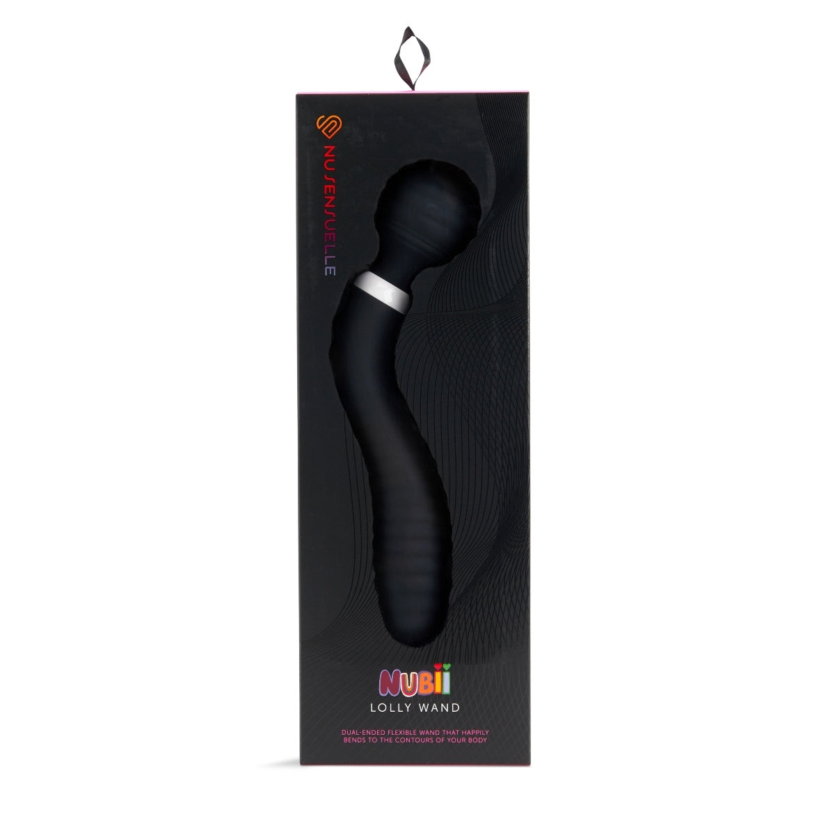 Nu Sensuelle Nubii Lolly Vibrating Wand Black