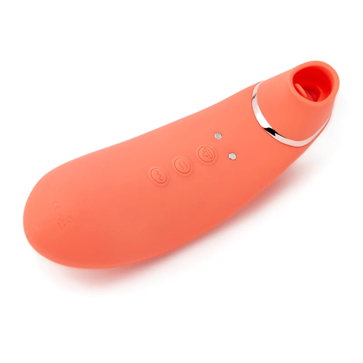 Nu Sensuelle Triple Action Trinitii Suction Vibrator Coral