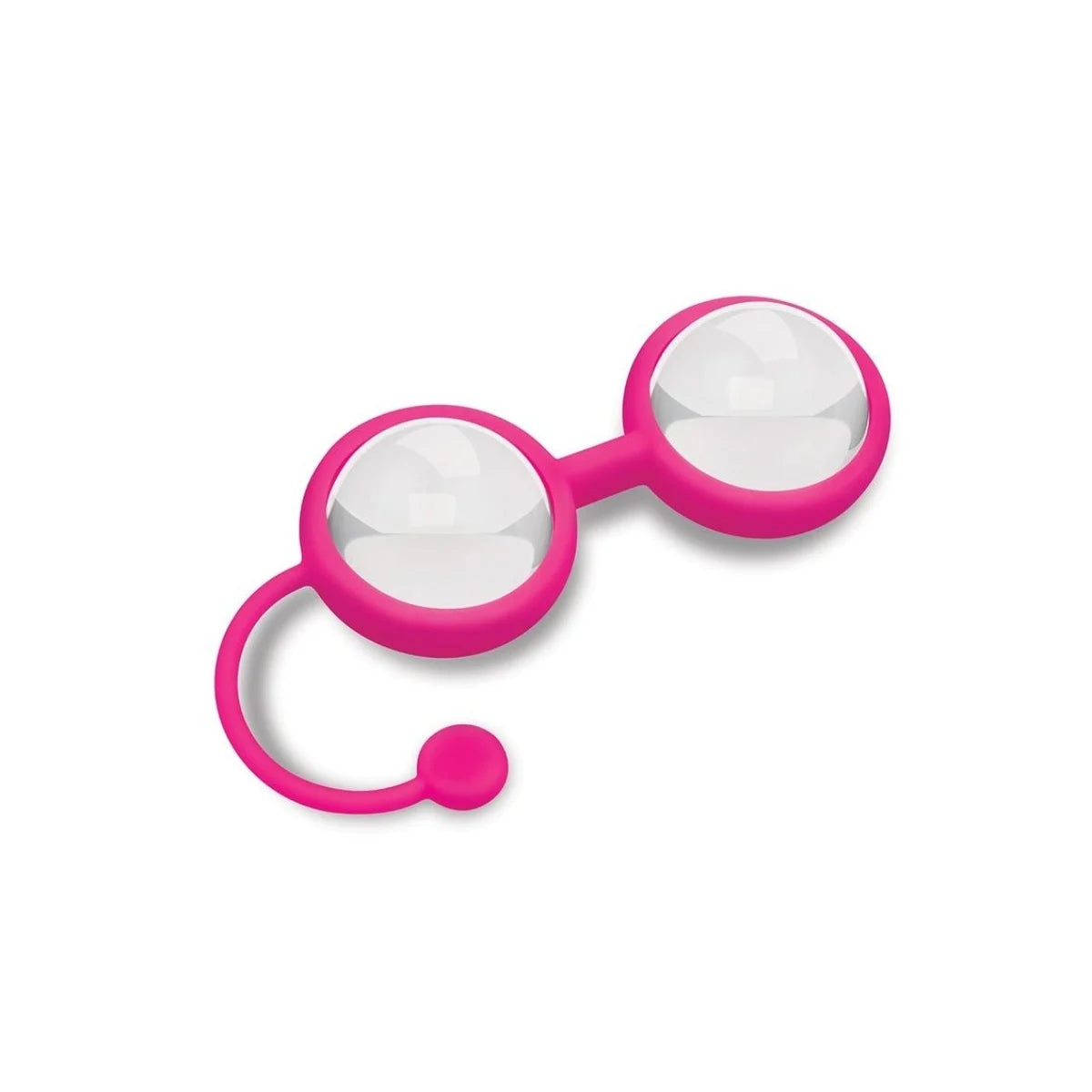 Bodywand Squeeze Weighted Crystal Kegel Toner Balls Clear Pink