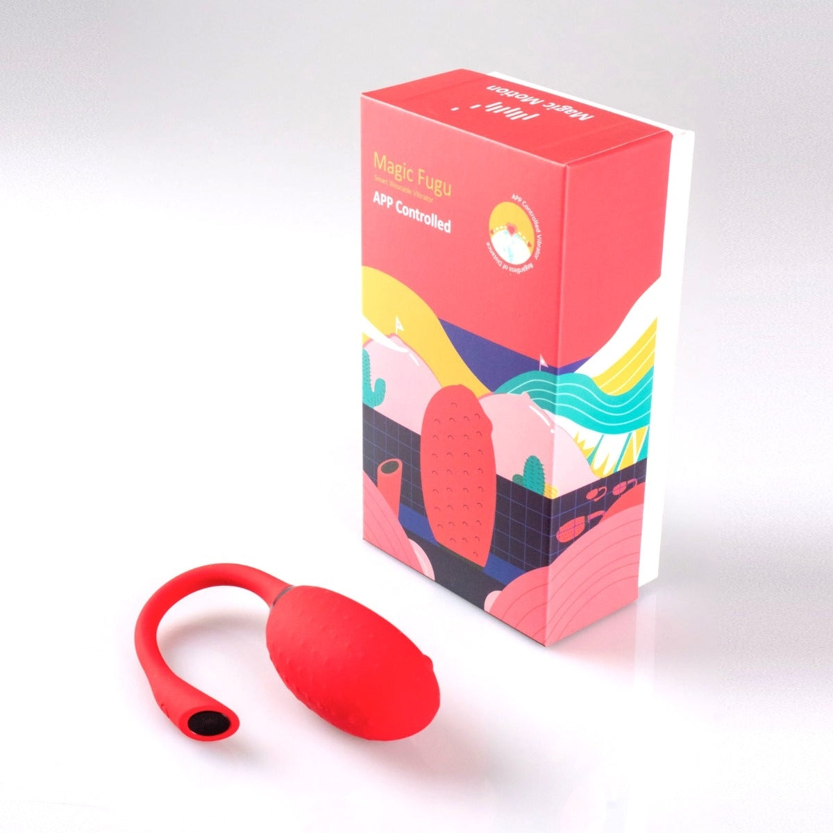 Magic Motion Fugu Smart Wearable Egg Vibrator Red