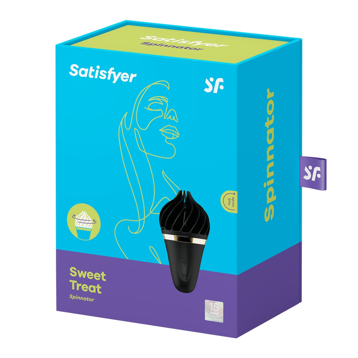 Satisfyer Sweet Treat Spinnator Vibrator Black