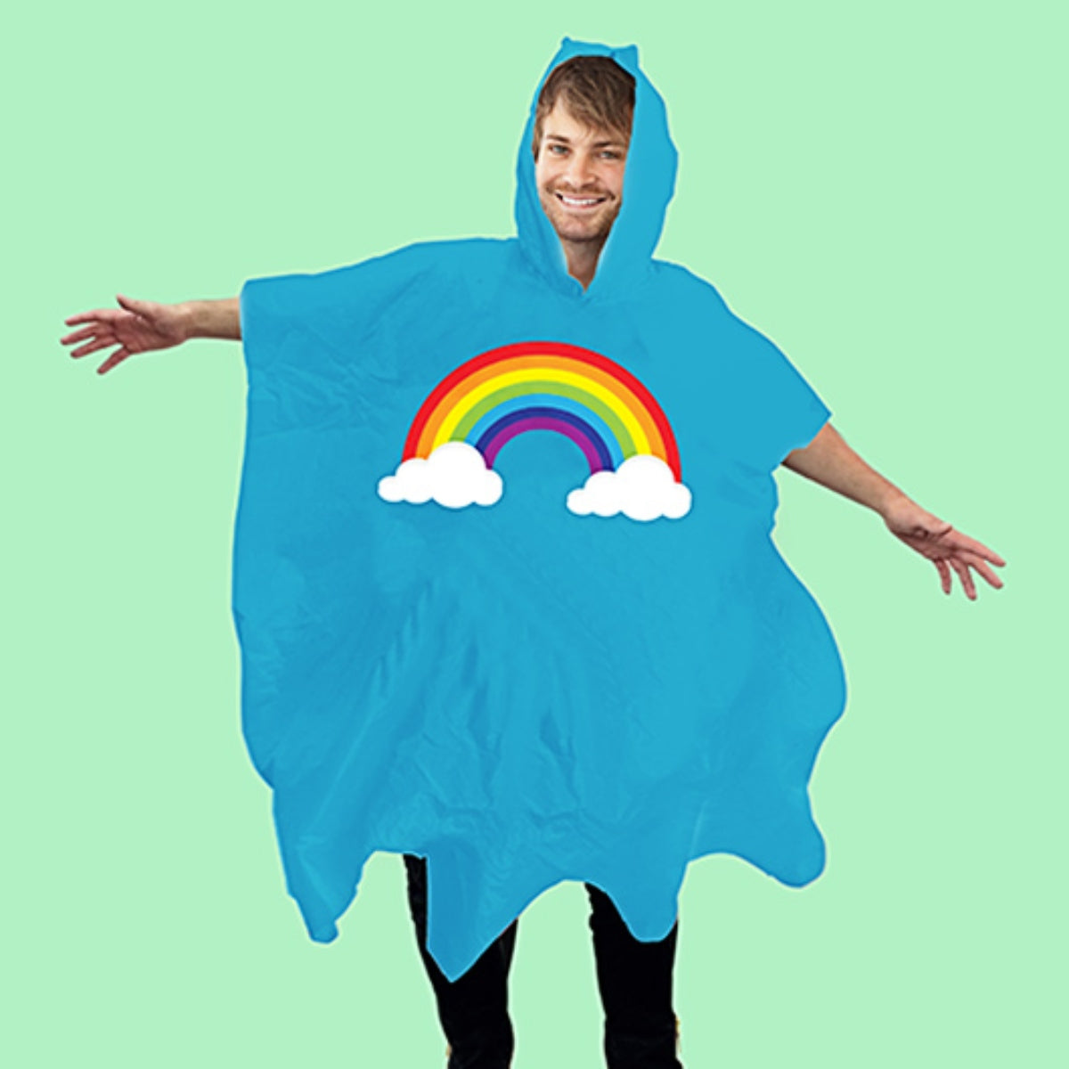 Gift Republic Rainbow Poncho