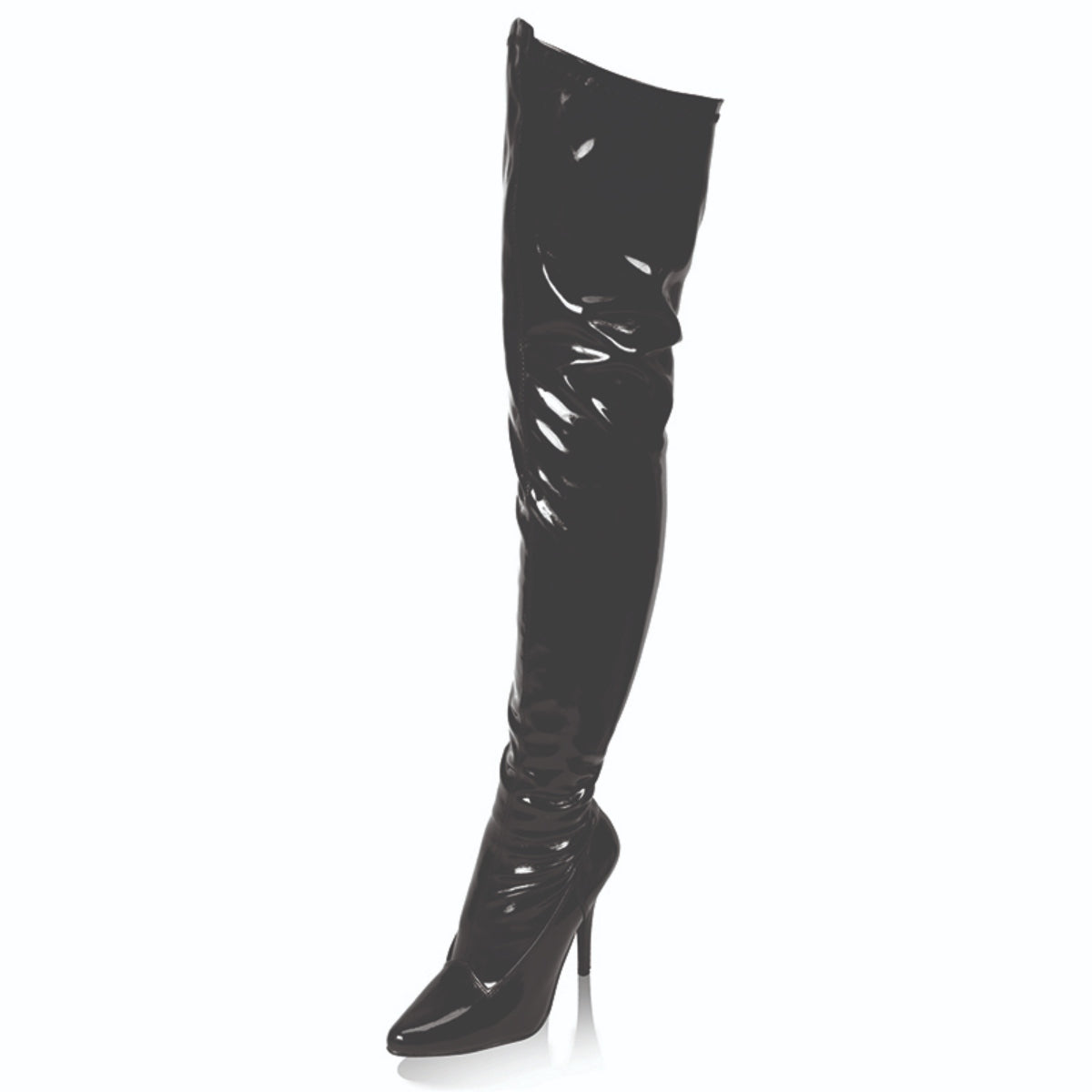 Lapdance Patent Leather Thigh High Fetish Boots Simply Pleasure