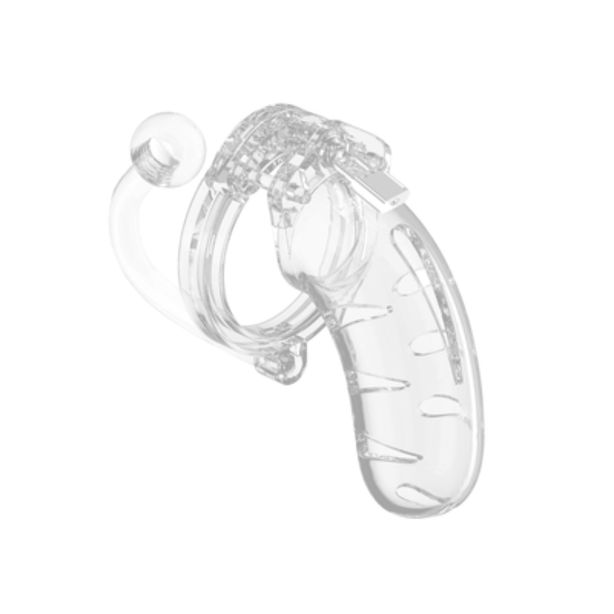 Man Cage Chastity Cock Cage With Plug Model 11 4.5 Inch / 11.5cm