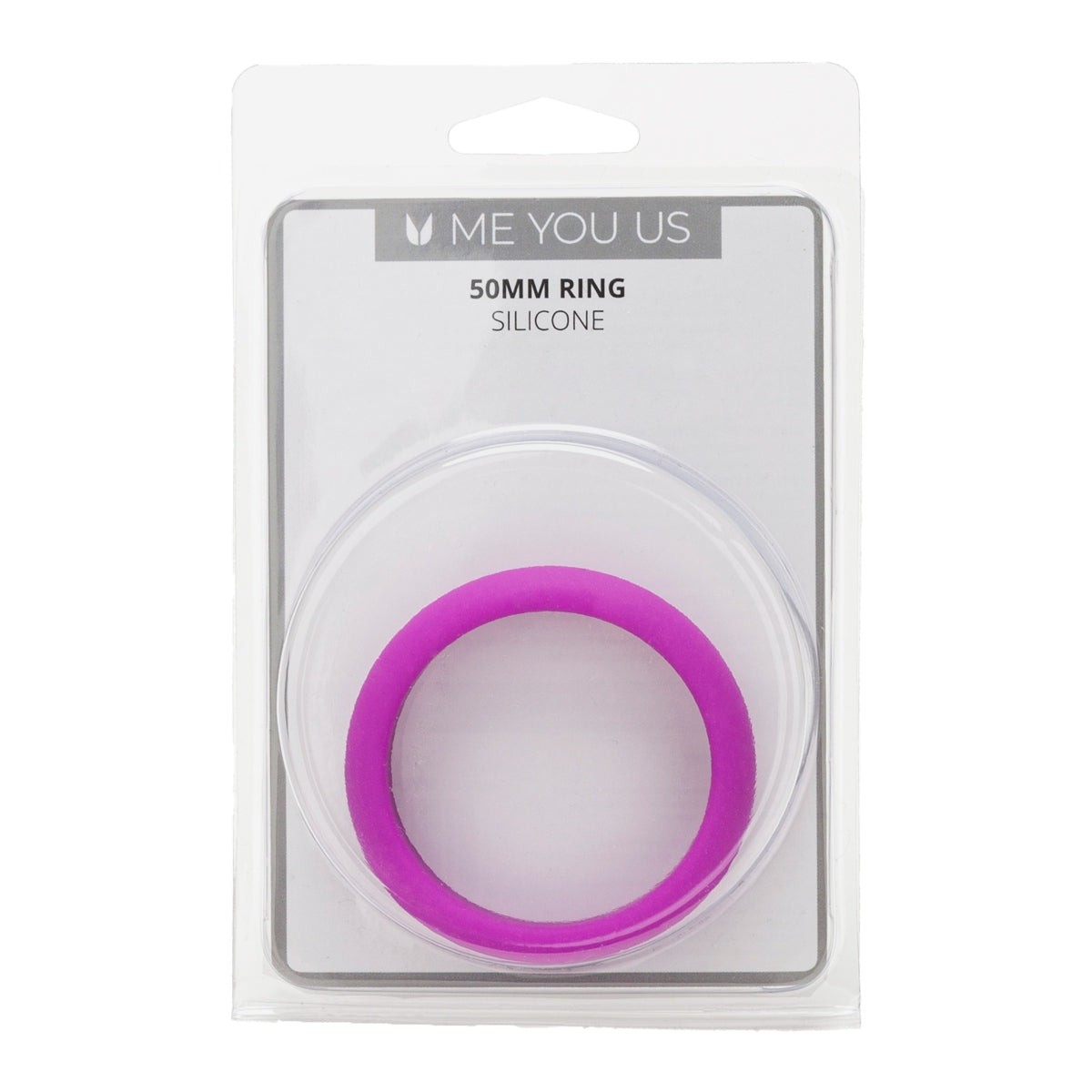 Me You Us Silicone Cock Ring Purple 50mm