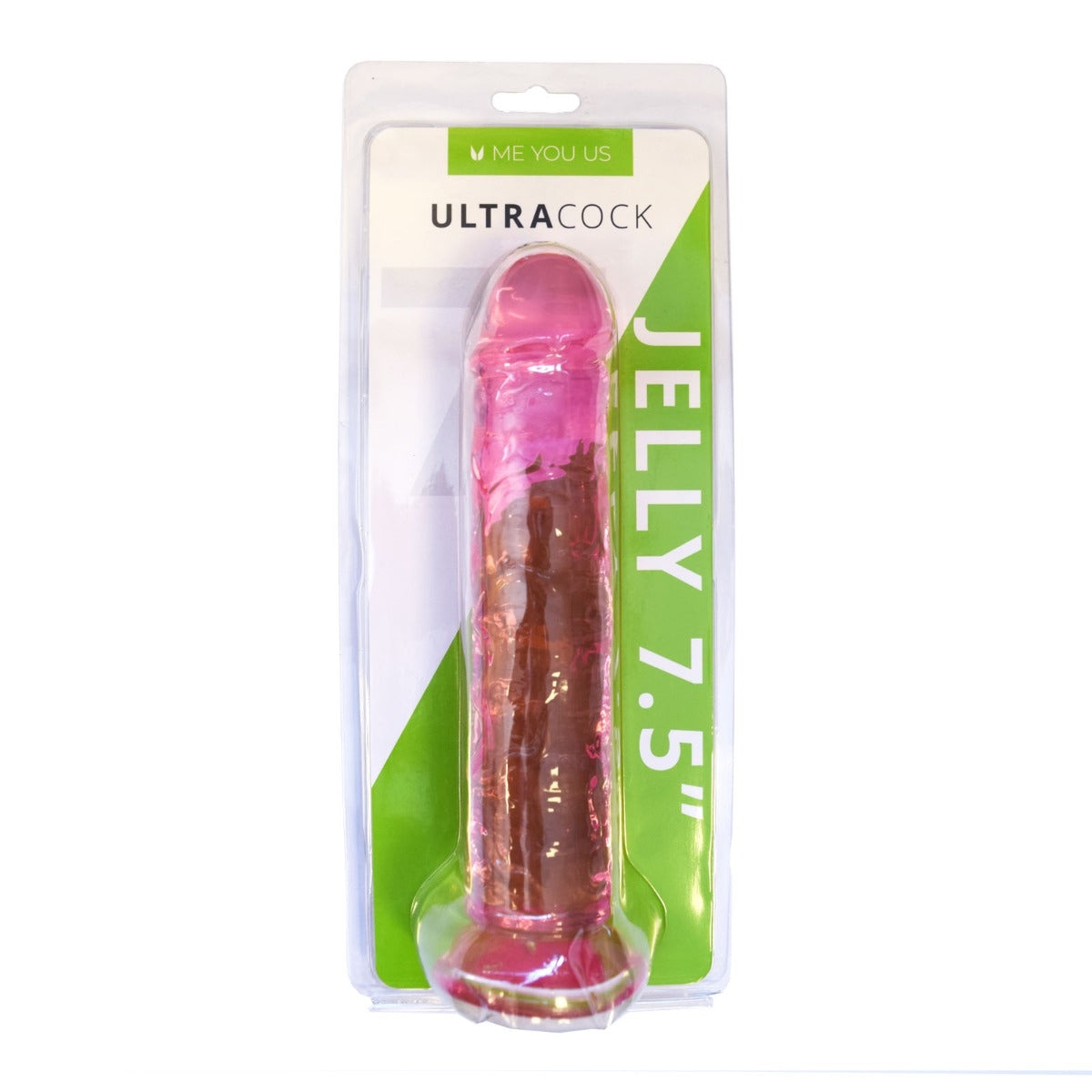 Me You Us Ultra Cock Jelly Dong Pink 7.5 Inch