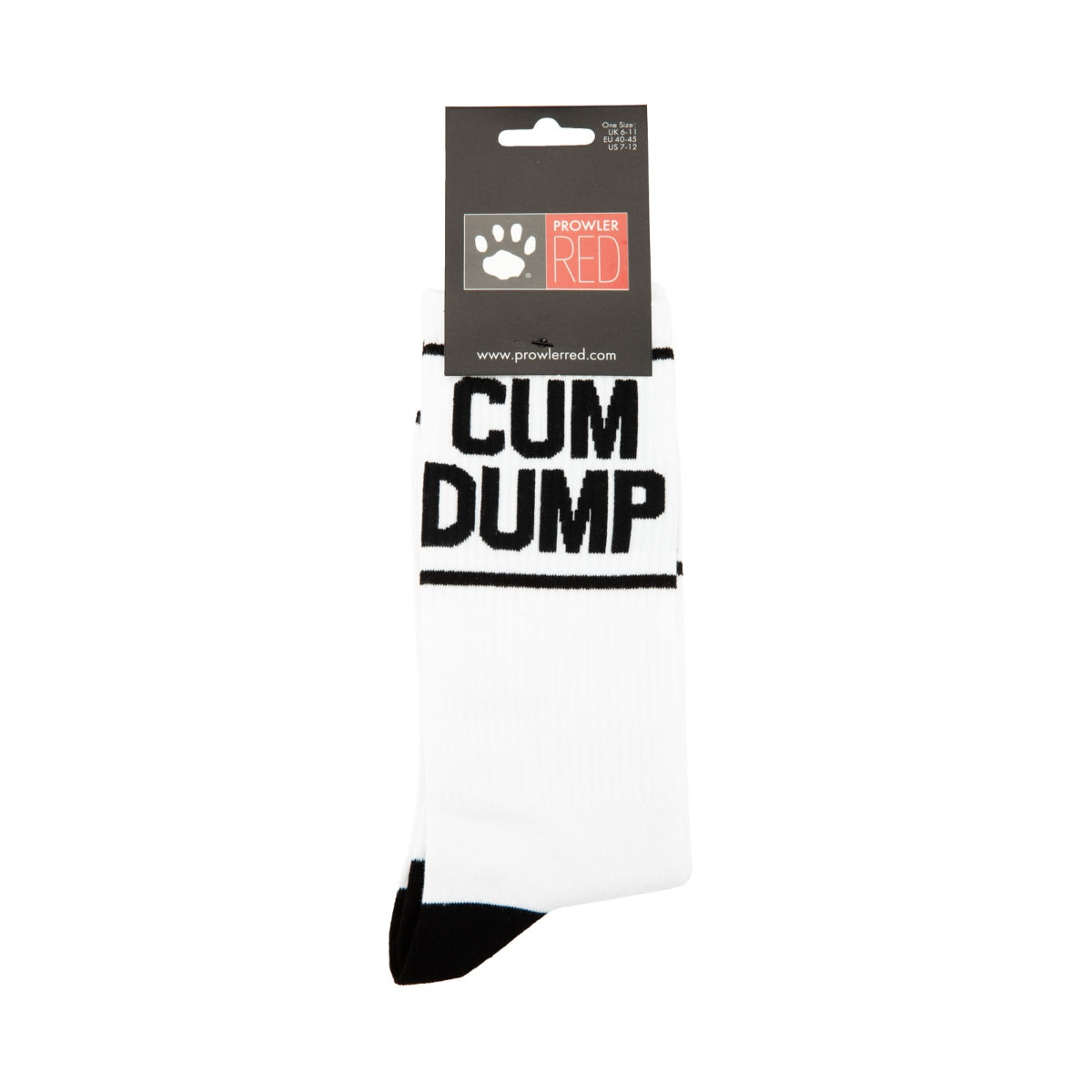 Prowler RED Cum Dump Ankle Socks White Black