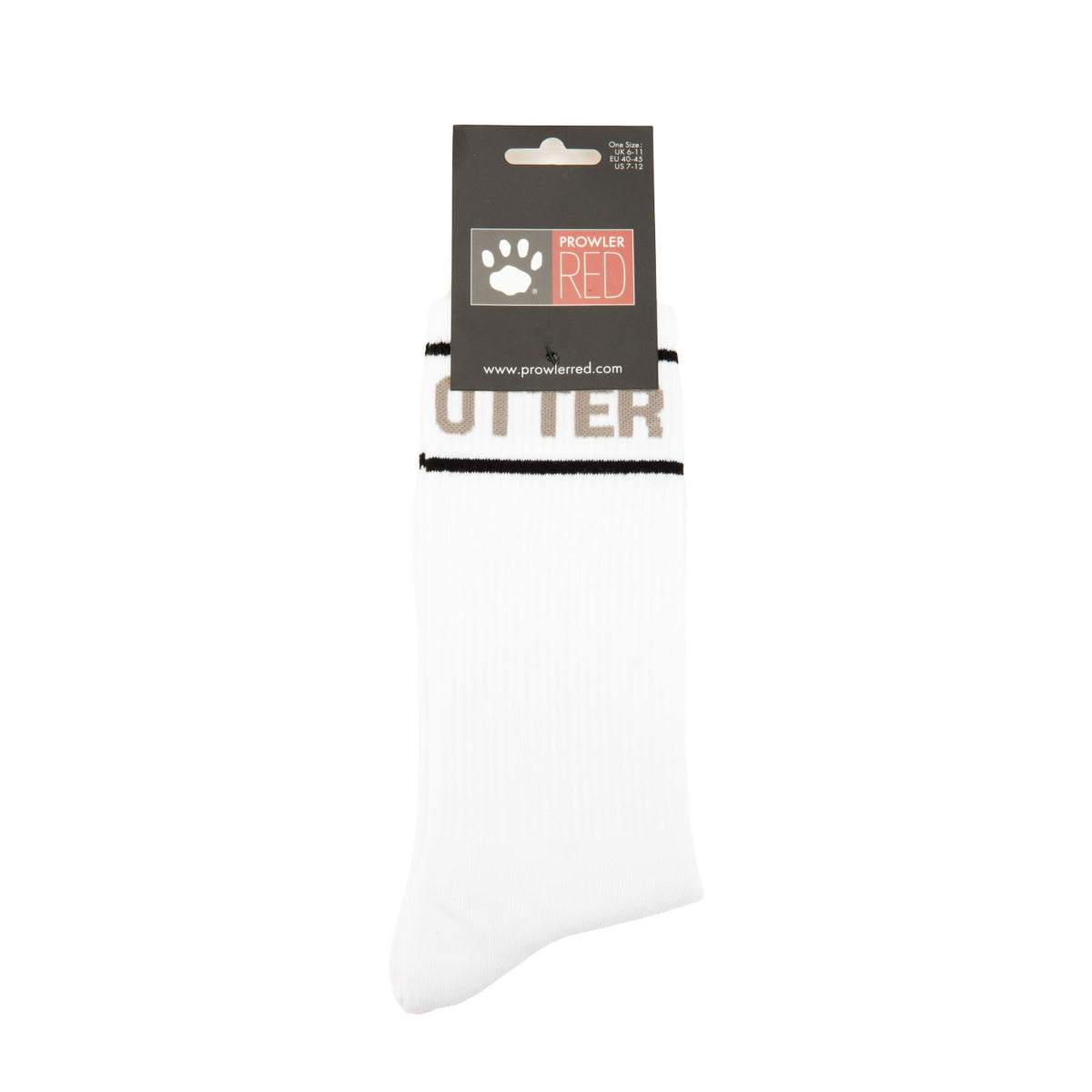 Prowler RED Otter Socks Grey White Black