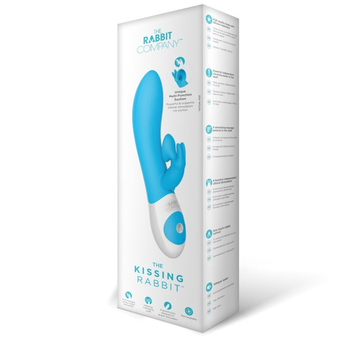 The Rabbit Company The Kissing Rabbit Vibrator Blue