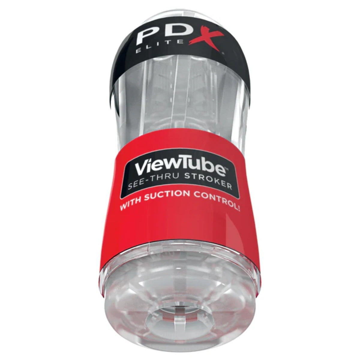 PDX Elite ViewTube See Thru Stroker Clear - FREE GIFT