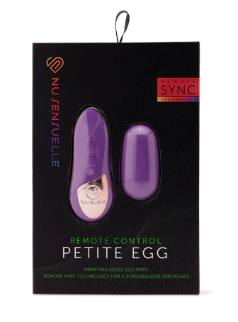 Nu Sensuelle Remote Control Petite Egg Vibrator Purple