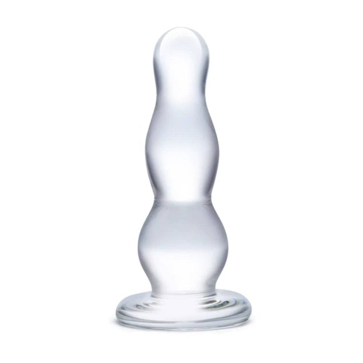 Glas Butt Plug Clear 4 Inch - Simply Pleasure