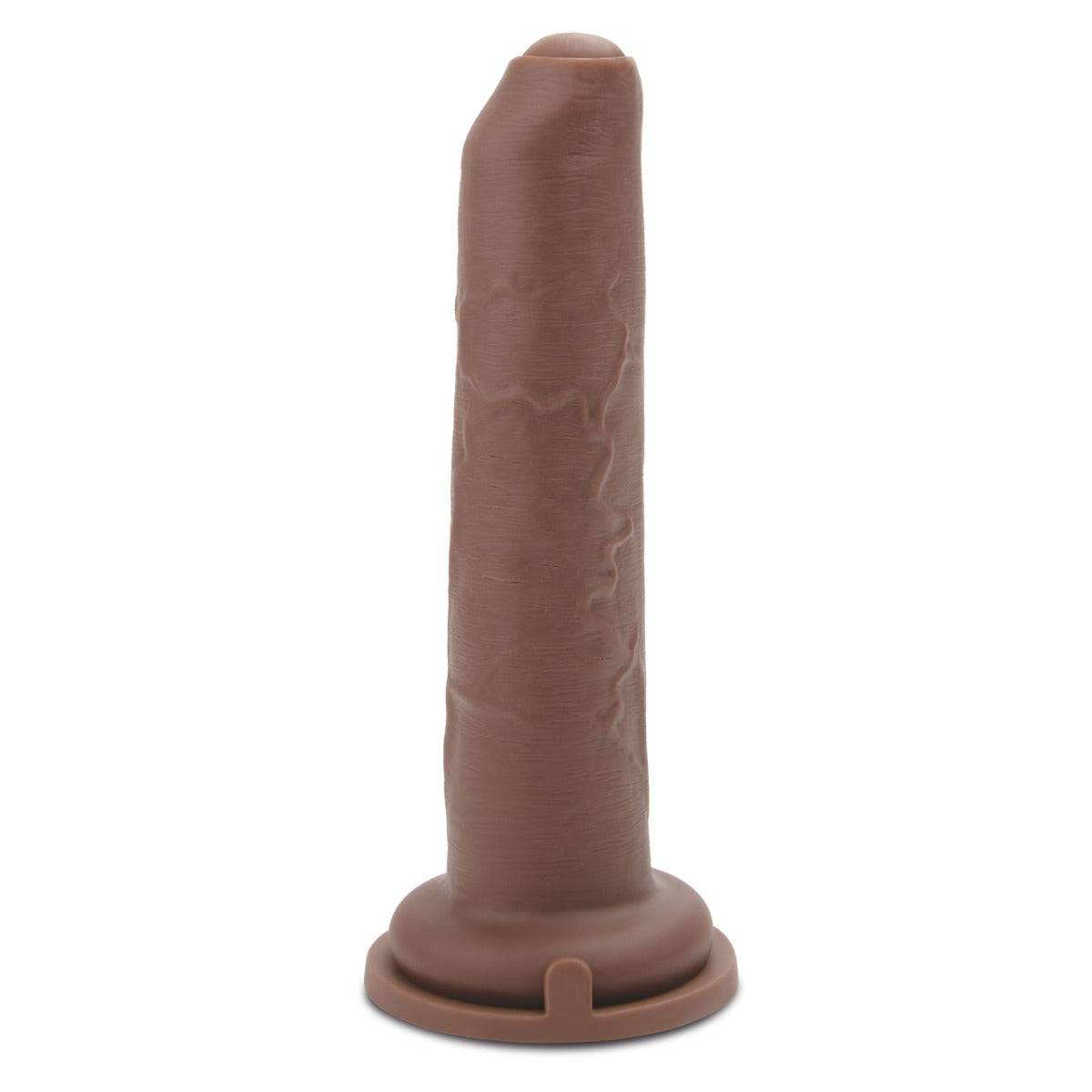 Me You Us Uncut Ultra Cock Caramel Realistic Dildo 8 Inch - Simply Pleasure