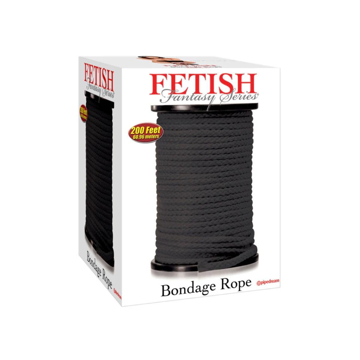 Fetish Fantasy Series Bondage Rope 200 Feet Black