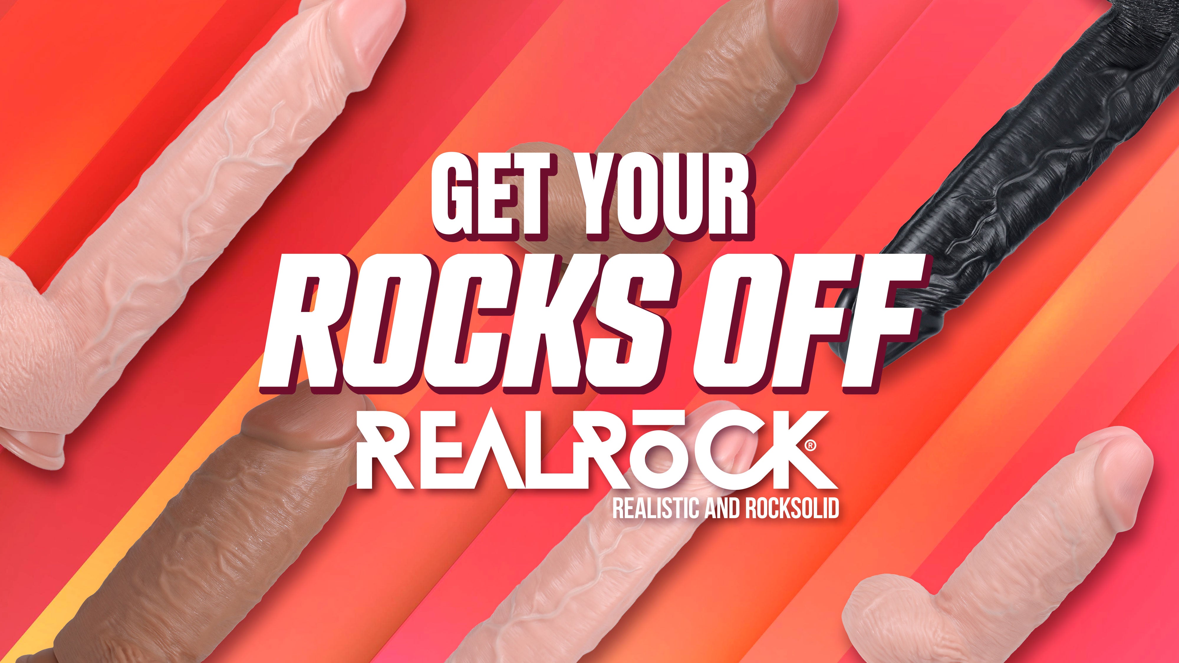 New Realistic Dildos with Rocks Off - Simply Pleasure. 