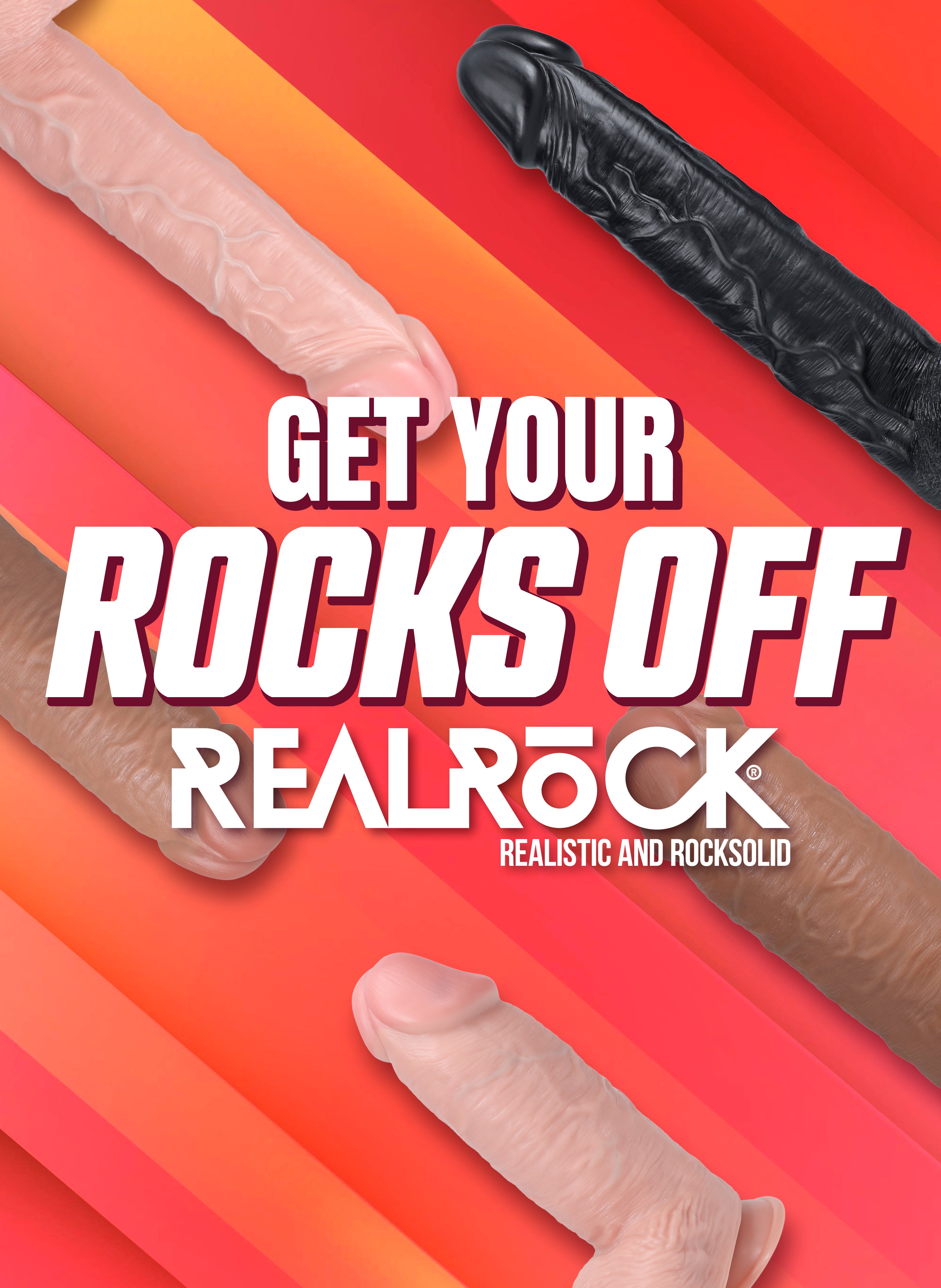 New Realistic Dildos with Rocks Off - Simply Pleasure. 